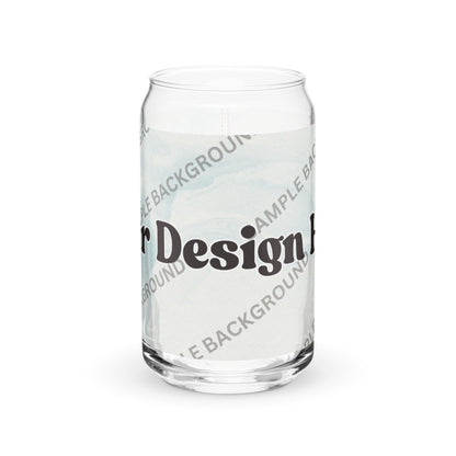 Design Your Own Can-Shaped Glass
