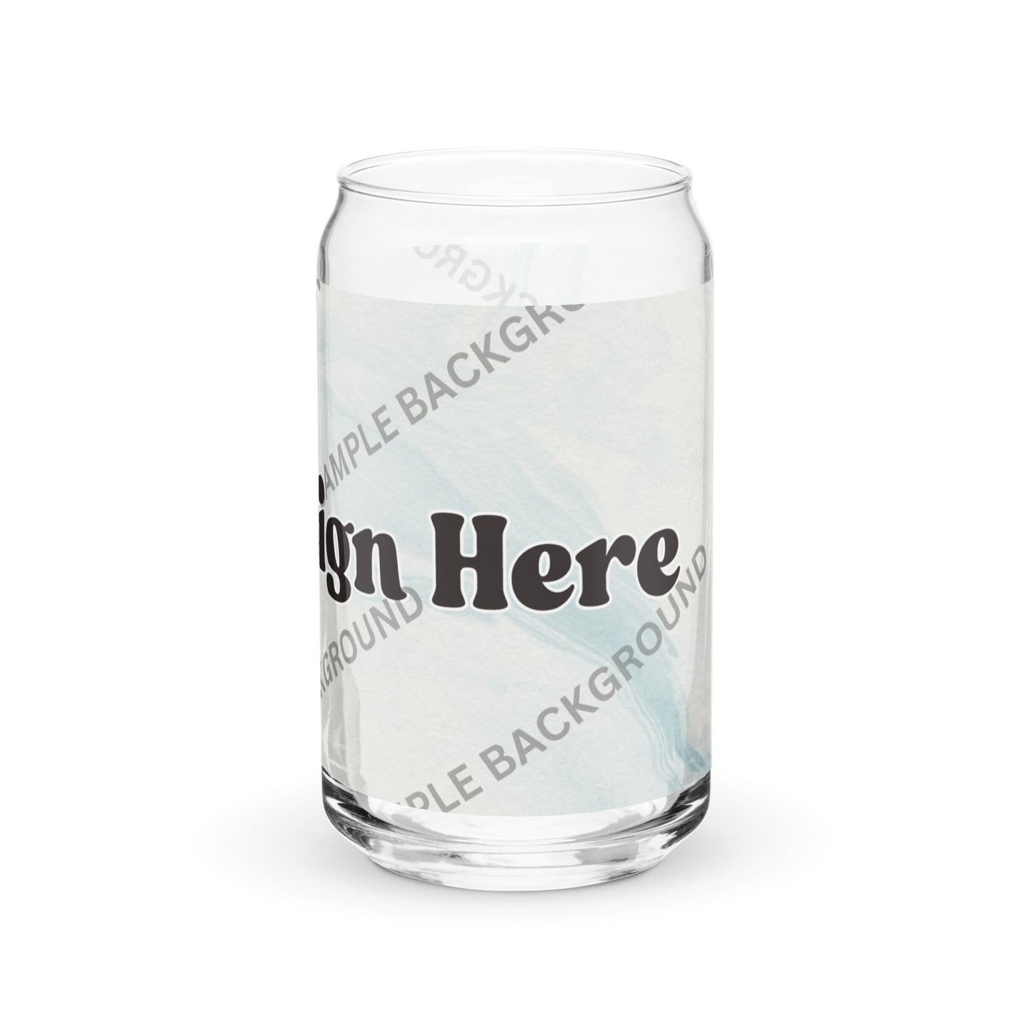 Design Your Own Can-Shaped Glass