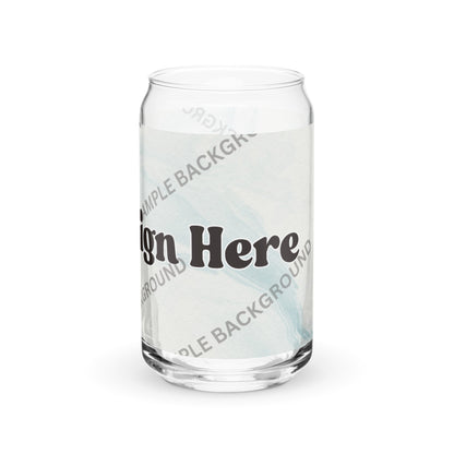 Design Your Own Can-Shaped Glass