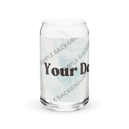 Design Your Own Can-Shaped Glass