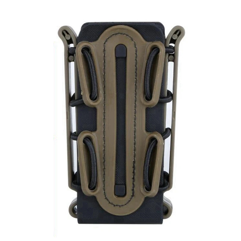 Hunting 5.56 7.62 9mm Magazine Pouch Molle Scorpion Fast Mag Quick Release AR15 Mag Holster Case Box with Molle Waist Belt Clip