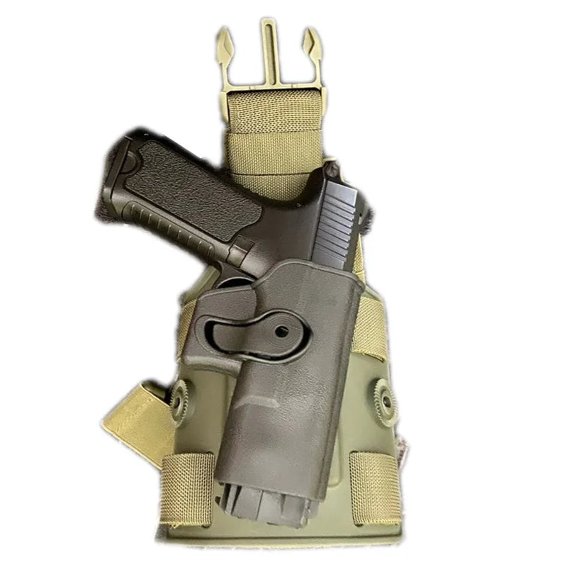 Tactical Drop Leg Thigh Gun Holster For GL 17 Airsoft Pistol Holster Platform Hunting Accessories With Gear