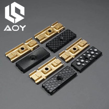 Mlok Keymod System Laser Flashlight Tactics Wire Guide Pressure Remote Switch Cable Management Airsoft Metal Weapons Accessories