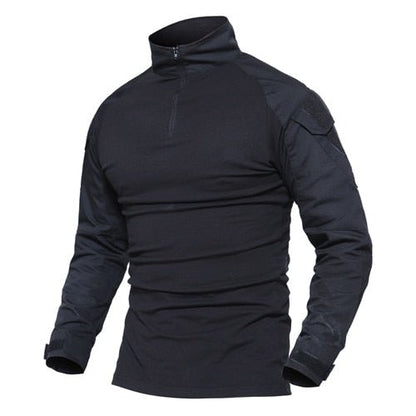 Combat Shirt Men Long Sleeve Military Style Tactical T-shirts US Army Multicam Airsoft Special SWAT t shirts for Man-5