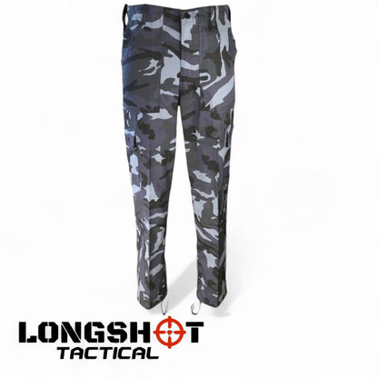 Kombat UK Combat Trousers – Midnight Blue Camo