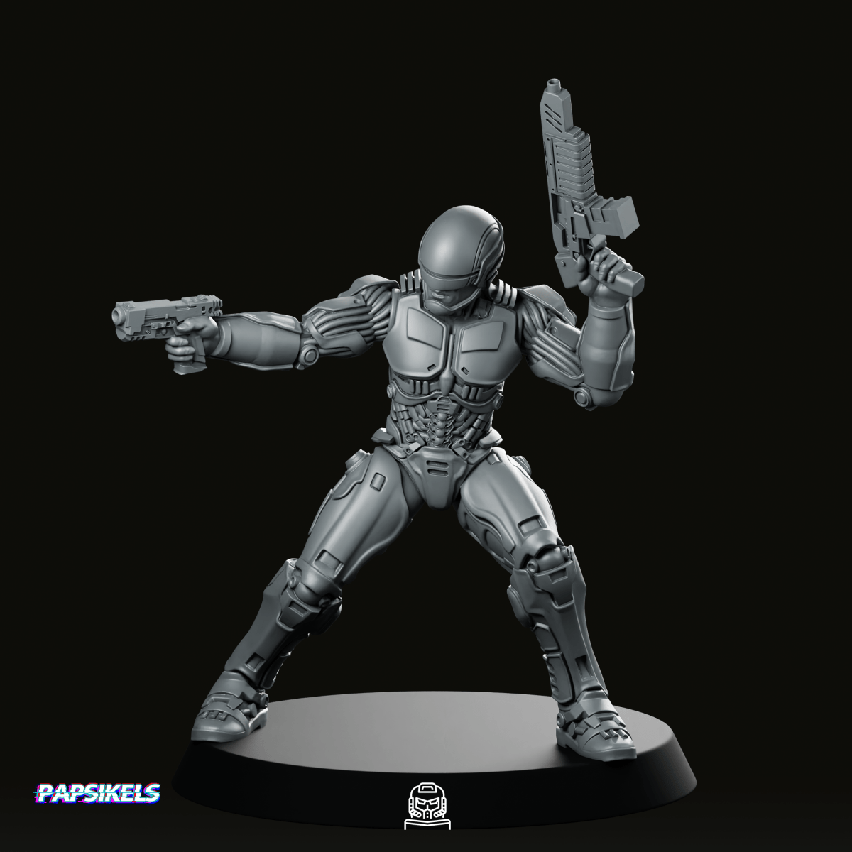 Cop Robo 2014 Silver 2 Miniature