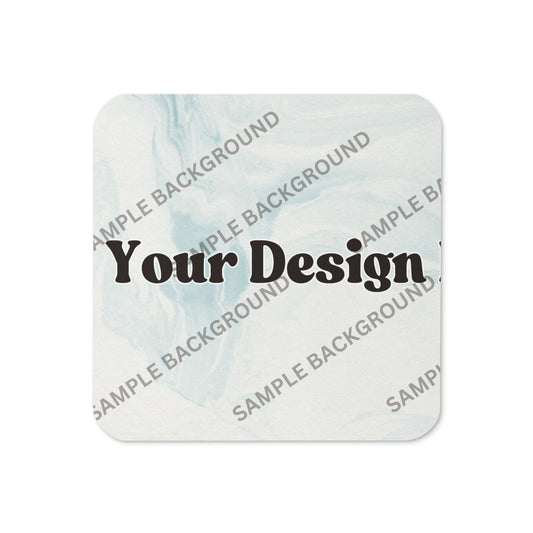 Design Your Own Cork-back Coaster