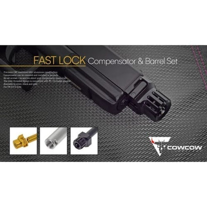 Cow Cow TM Glock Fast Lock Compensator & Barrel Set - Black