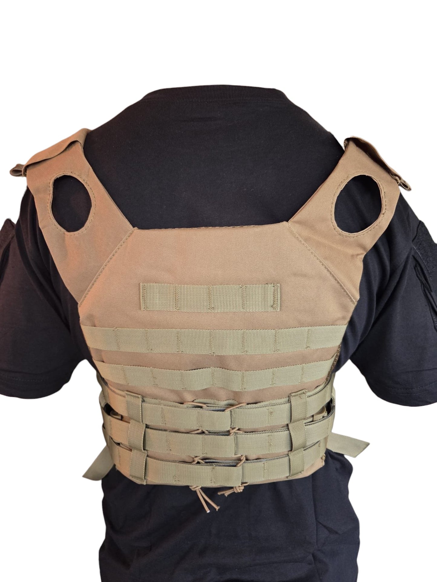 Coyote Tan Chest Rig Plate Carrier Vest
