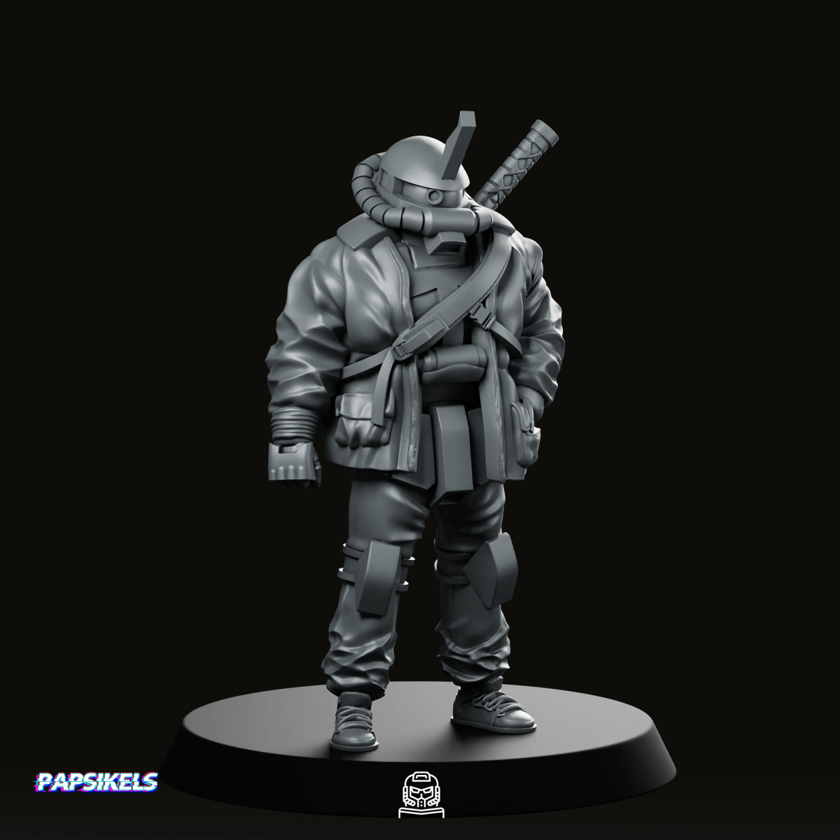 Cyber Mecha Street Punk Gouf 1 Miniature