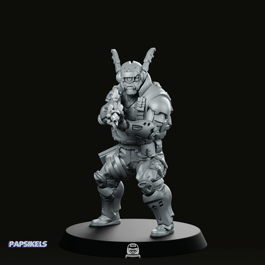 Cybernetic Swat Officer 2 Miniature