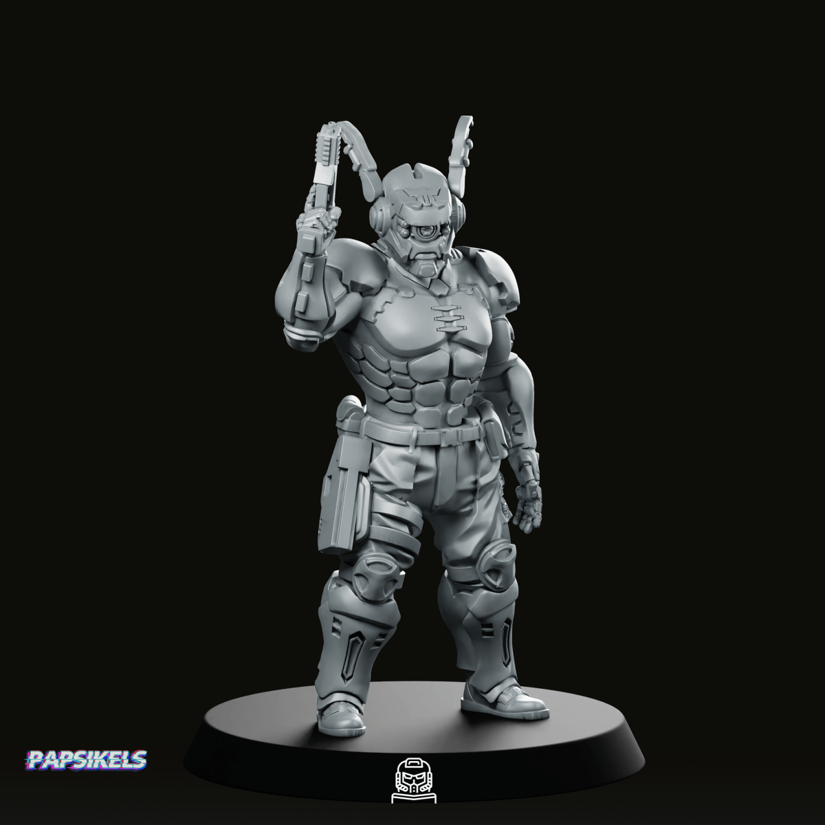 Cybernetic Swat Officer Miniature