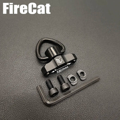 Airsoft Tactical Metal QD Sling Mount for MLOK Rail Quick Release Steel Push Button Attachment Points Hunting Gun Accessories