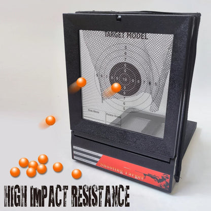 H0TOutdoor Airsoft Target with Trap Net Catcher, Stand and Paper Target, for Airsoft Gun Training Shooting BB Pellets Indoor