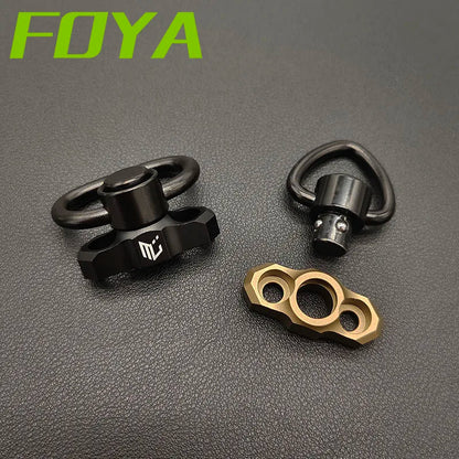 Tactical Metal MLOK QD Sling Mount M4 AR15 Mounted Base Swivel Strap Buckle Quick Release Button Airsoft Gun Hunting Accessories