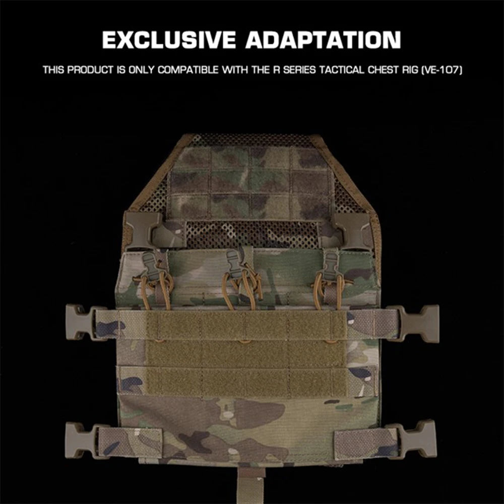 Tactical R Series Bulletproof Plate Cover MOLLE Airsoft Vest Protective Plate for Outdoor Training Hunting Shooting Accessories