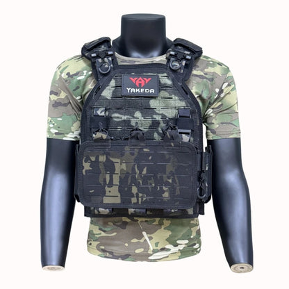 YAKEDA Tactical Vest 6094 - Durable Outdoor Hunting Vest with Molle Webbing, Adjustable Fit, Lightweight for Airsoft & Survival