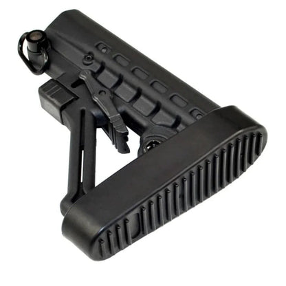 LesGo Rubber AR15 Recoil Pad Ribbed Stealth Buttpad Slip-on Buttstock for Hunting Rifle Gun Butt Protector Extension