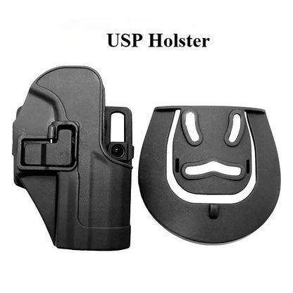 2025 New Tactical Vest Hanging Chest Gun Holster For Glock 17 19 Airsoft Belt Holster General Pistol