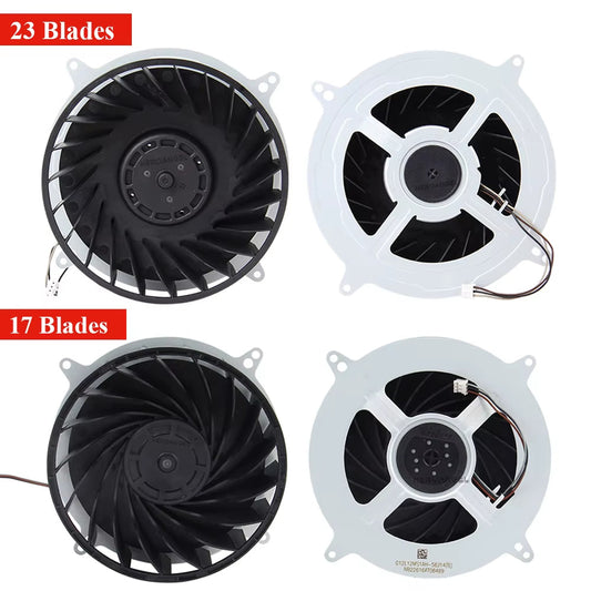 Original Internal Cooling Cooler Fan for PS5 Consoles 17 Blades Cooler Fan G12L12MS1AH-56J14 for PS5 23 Blades 12047GA-12M-WB-01