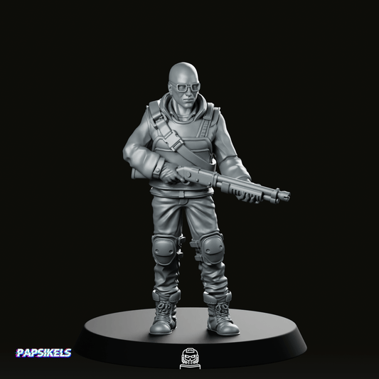 Da Is One Synthetic Corporate Security Drone 2 Miniature