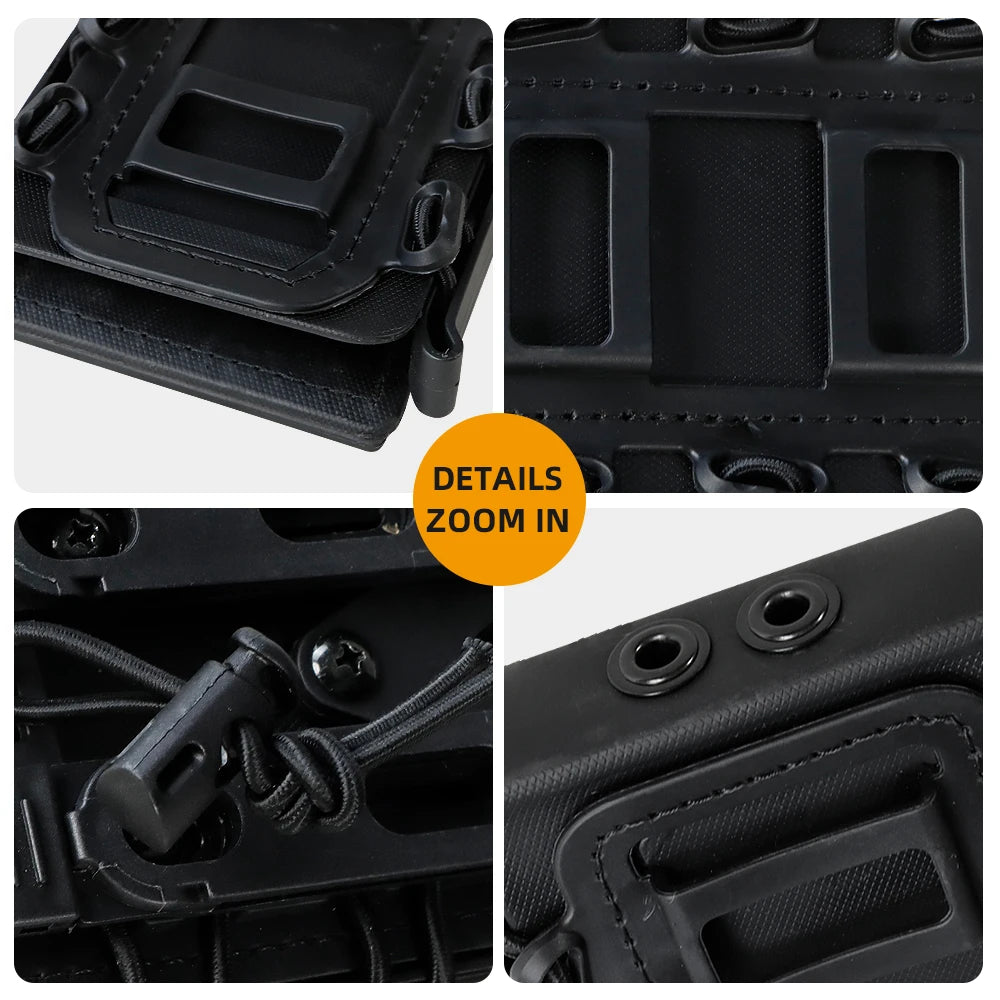 Tactical 5.56 Scorpion Soft Shell Magazine Pouch, 9mm Belt Holster, MOLLE Accessories, 7.62 Rifle Case, Glock 17 Pistol Holster