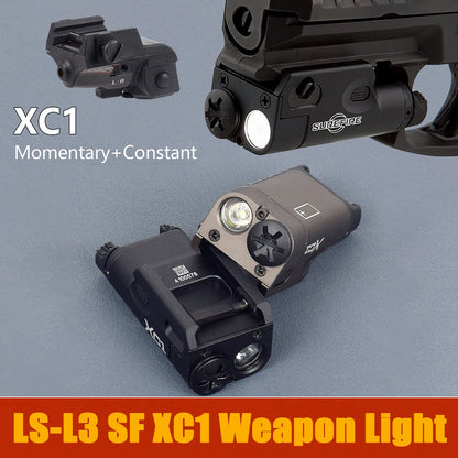 LS-L3 SF XC1 LED Light Tactical Airsoft Compact Pistol Flashlight For G17 19 Taurus G2C LS-L3 USB Rechargeable LS-L3 Accessories
