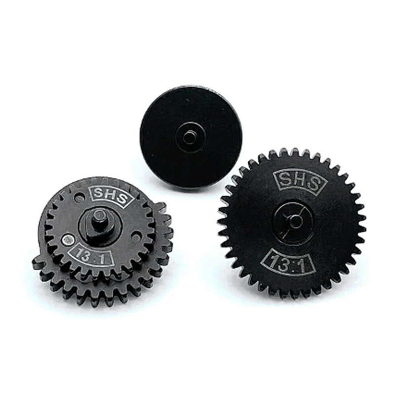 WOWFU-AEG 13:1 Steel CNC Bearing Airsoft Gear Set V2 V3 Gear Box High Speed Gear Set Accessories For Ver.2/3 AEG Gel Blaster Gea
