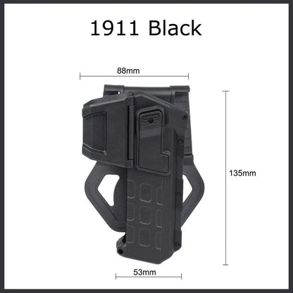 Tactical Classics G*ock 17 18 19 Pistol Holsters for X300 X400 W*apon Flashlight Airsoft Colt M1911 P320 Waist Gun Holster