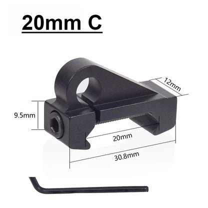 Tactical GBB RSA Sling Swivel QD Adapter Mlok KeyMod 20mm Pictinny Rail Airsoft Rifle AR15 Sling Mount Hunting Gun Accessories