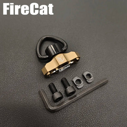 Airsoft Tactical Metal QD Sling Mount for MLOK Rail Quick Release Steel Push Button Attachment Points Hunting Gun Accessories