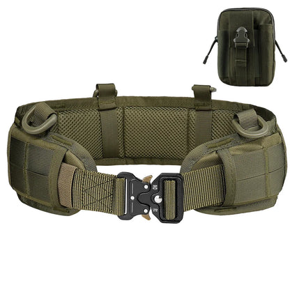 Tactical Padded Belt Airsoft CS Combat Molle Airsoft Belts Tactical Vest Duty Paintball Waist Belt War Game Hunting Accessories