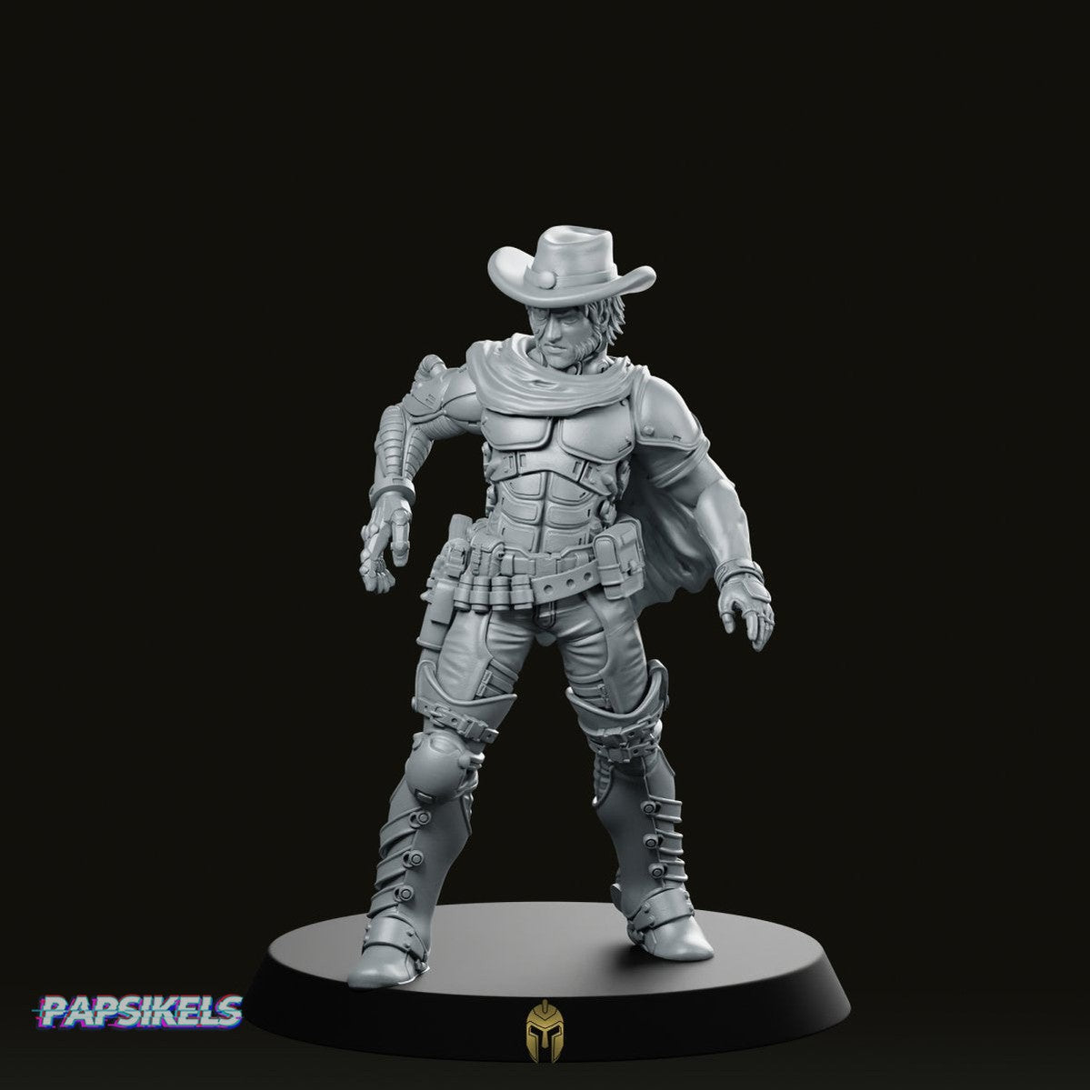 Dead Eye Trevor Cyber Cowboy 2 Miniature