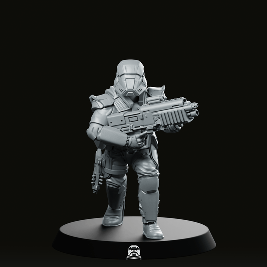 Democracy Trooper Hell Bloodhounder 4 Miniature