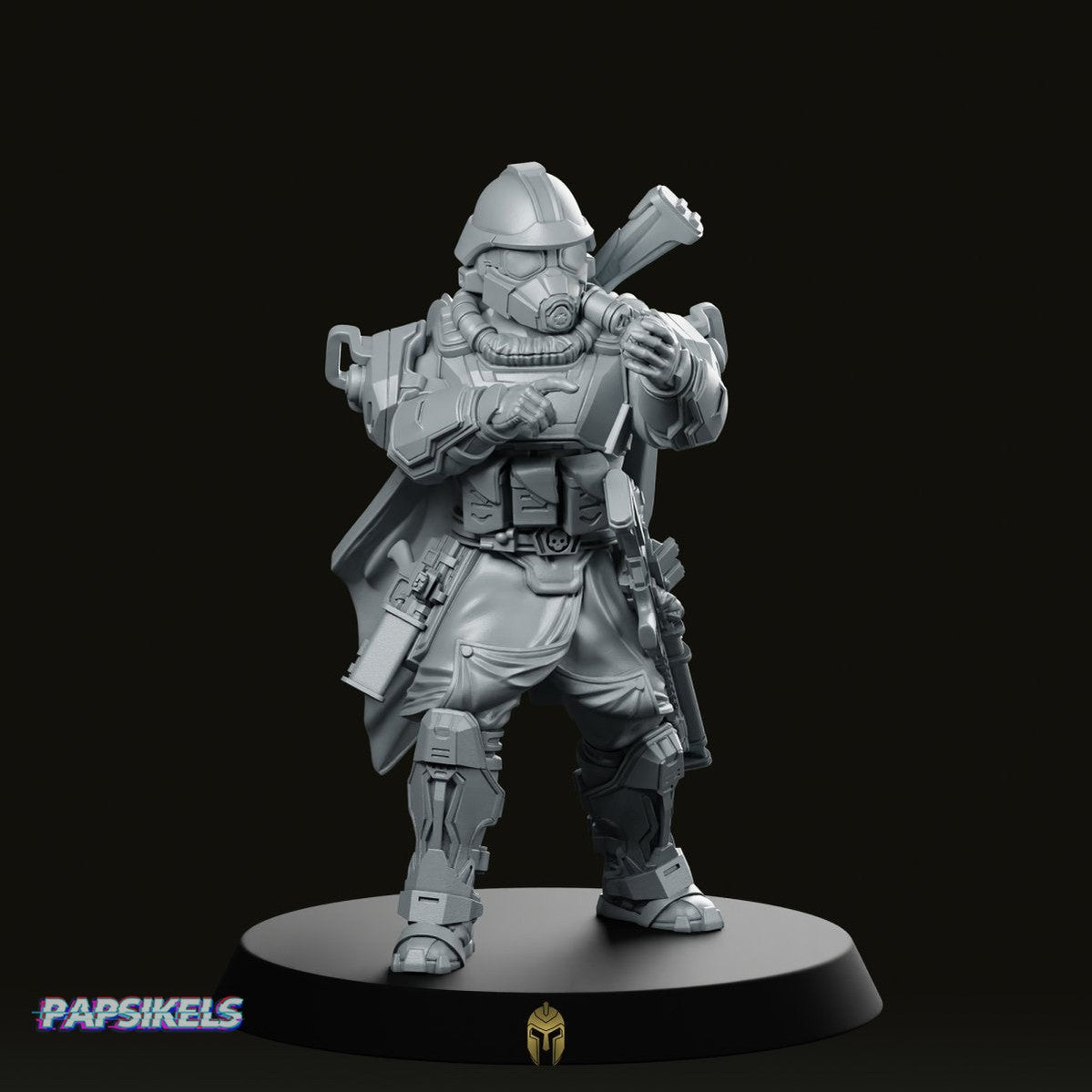 Democracy Trooper Hellmaster A1 Miniature