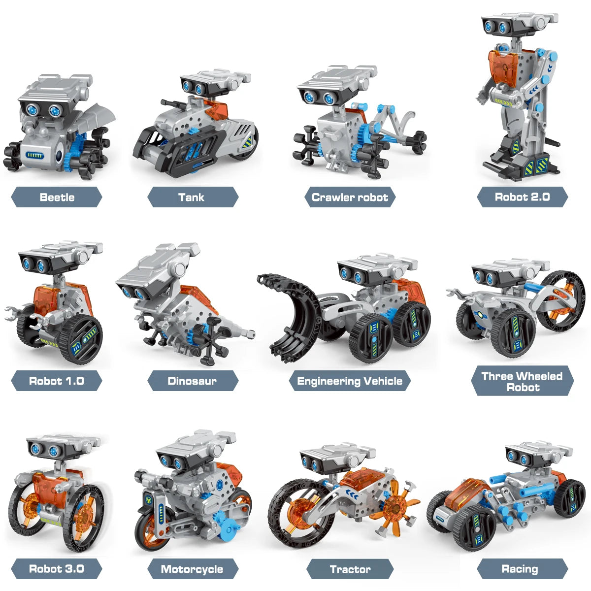 DIY Electric Robot Pro edition 12 in 1 Model