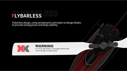 WLtoys XK Blast K110S Falcon 6CH 3D 6G Brushless Motor Helicopter