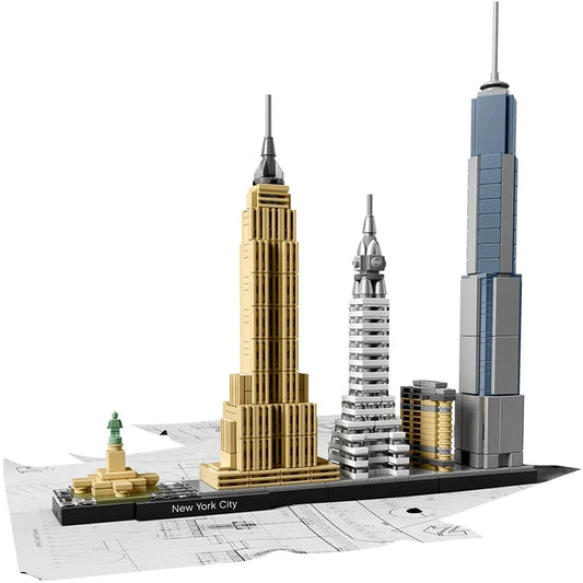 21028 New York City Skyline Interlocking Blocks