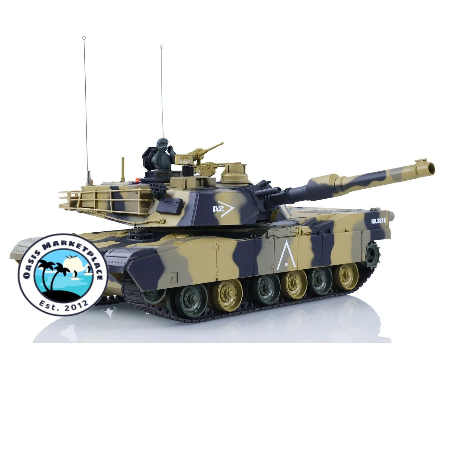 Heng Long 1/24 M1A2 3816-2 RC Tank Abrams