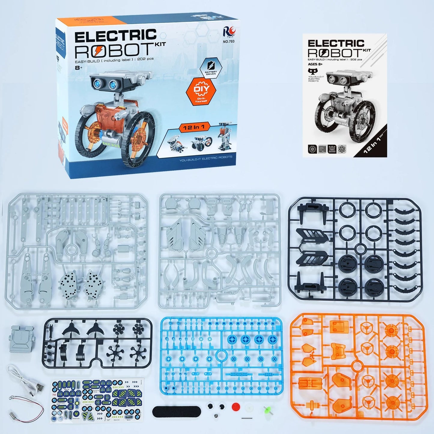 DIY Electric Robot Pro edition 12 in 1 Model