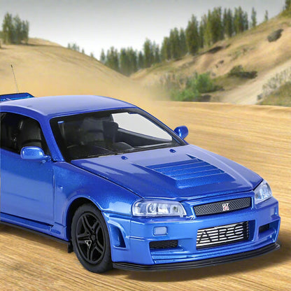 Replica Skyline Ares GTR R34 Diecast Sports Car