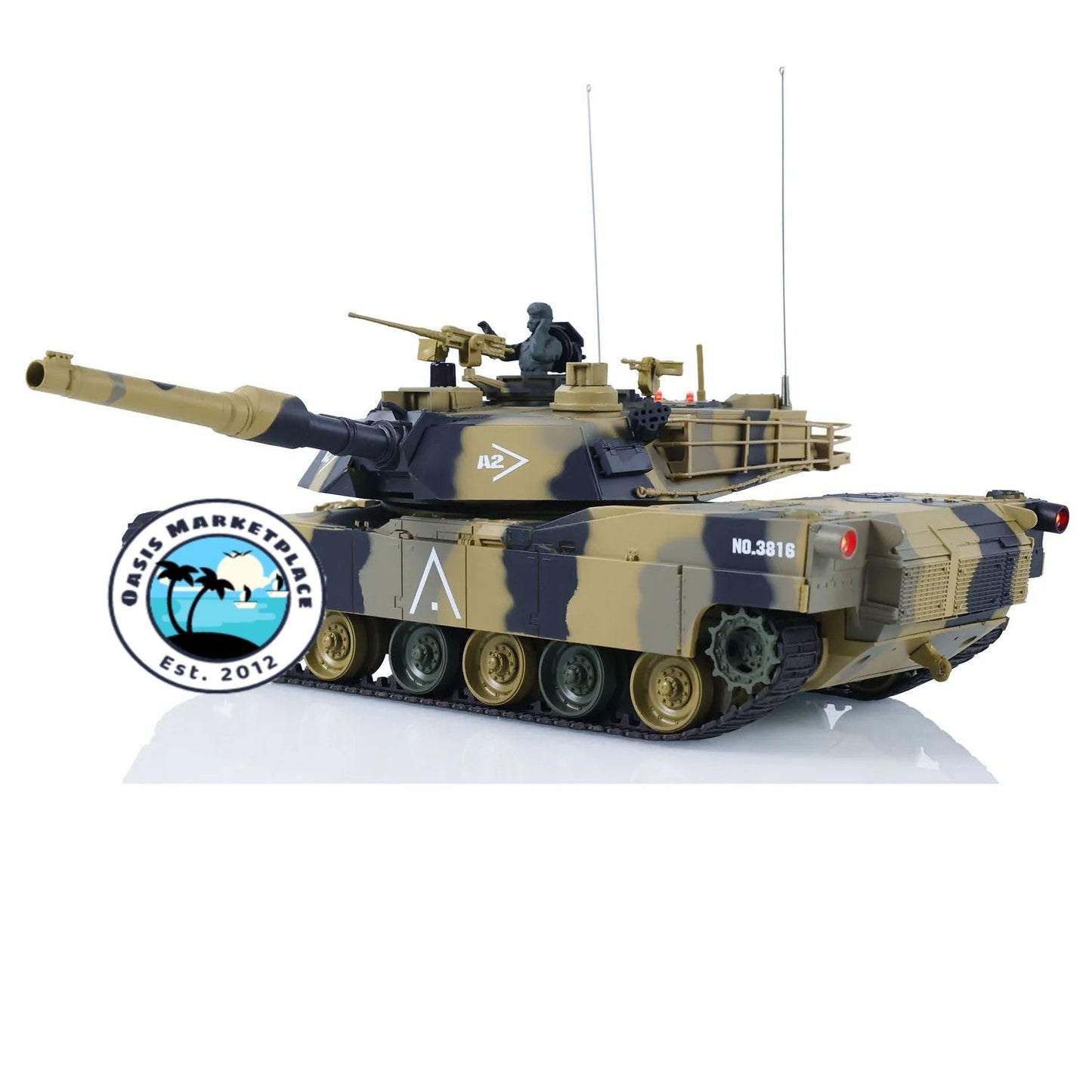Heng Long 1/24 M1A2 3816-2 RC Tank Abrams