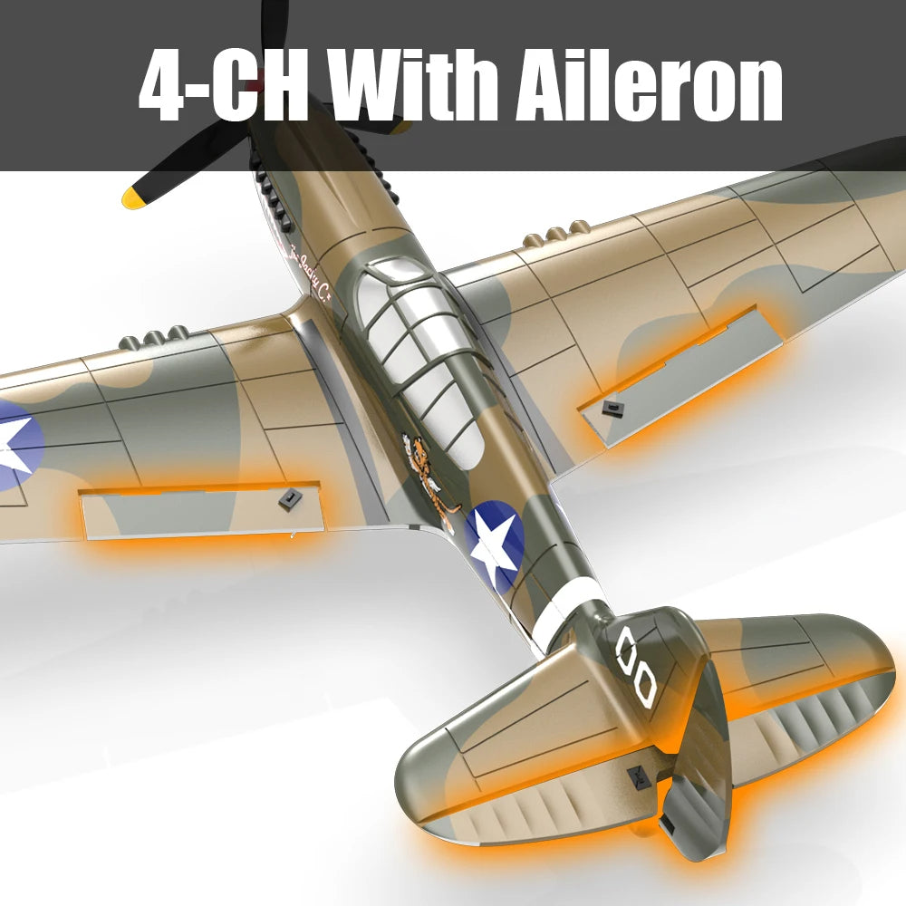Curtiss P-40 Warhawk "The Jacky C" 2.4GHz 4 Channel RTF RC Plane