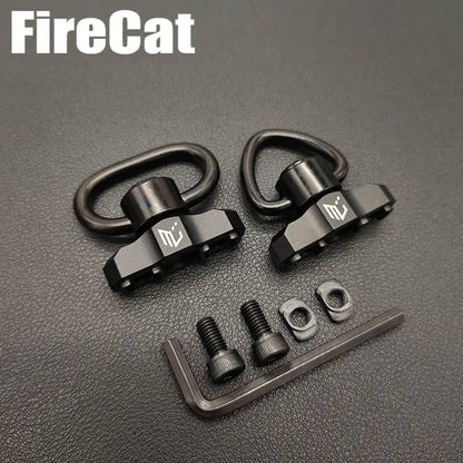 Airsoft Tactical Metal QD Sling Mount for MLOK Rail Quick Release Steel Push Button Attachment Points Hunting Gun Accessories