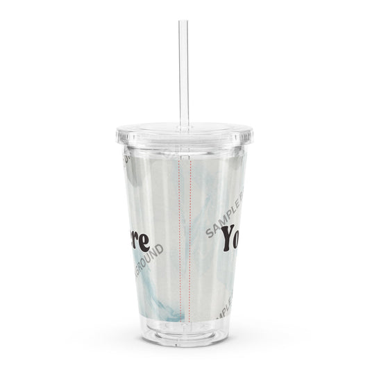 Design Your Own Clear Plastic Tumbler