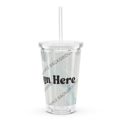 Design Your Own Clear Plastic Tumbler