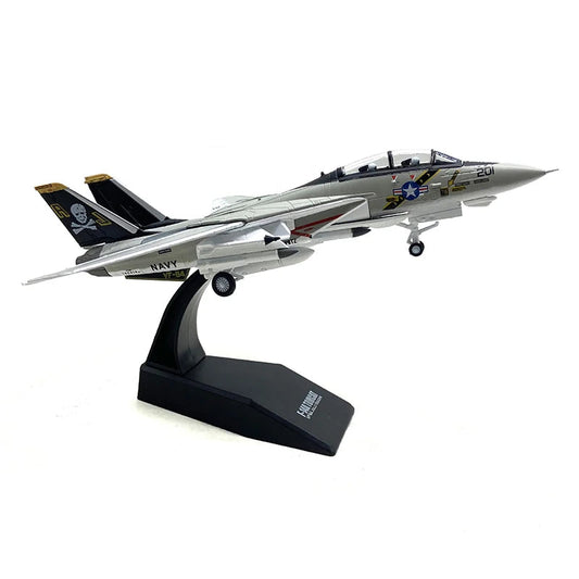 1:100 Scale F-14 Super Flanker Jet Diecast Display Model
