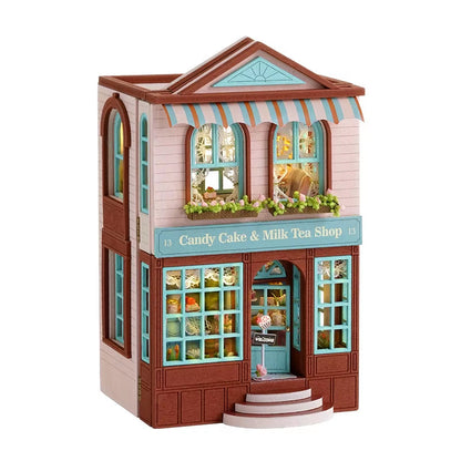 Cosyville D-0013 | Candy Cake & Milk Tea Shop DIY Dollhouse