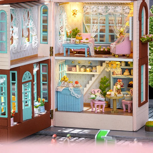 Cosyville D-0013 | Candy Cake & Milk Tea Shop DIY Dollhouse