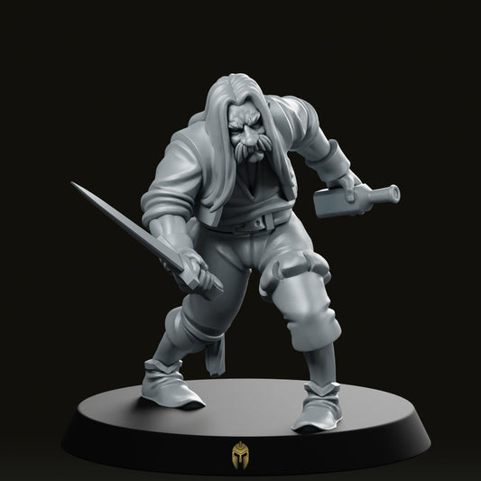 Drunk Merc Fantasy Miniature